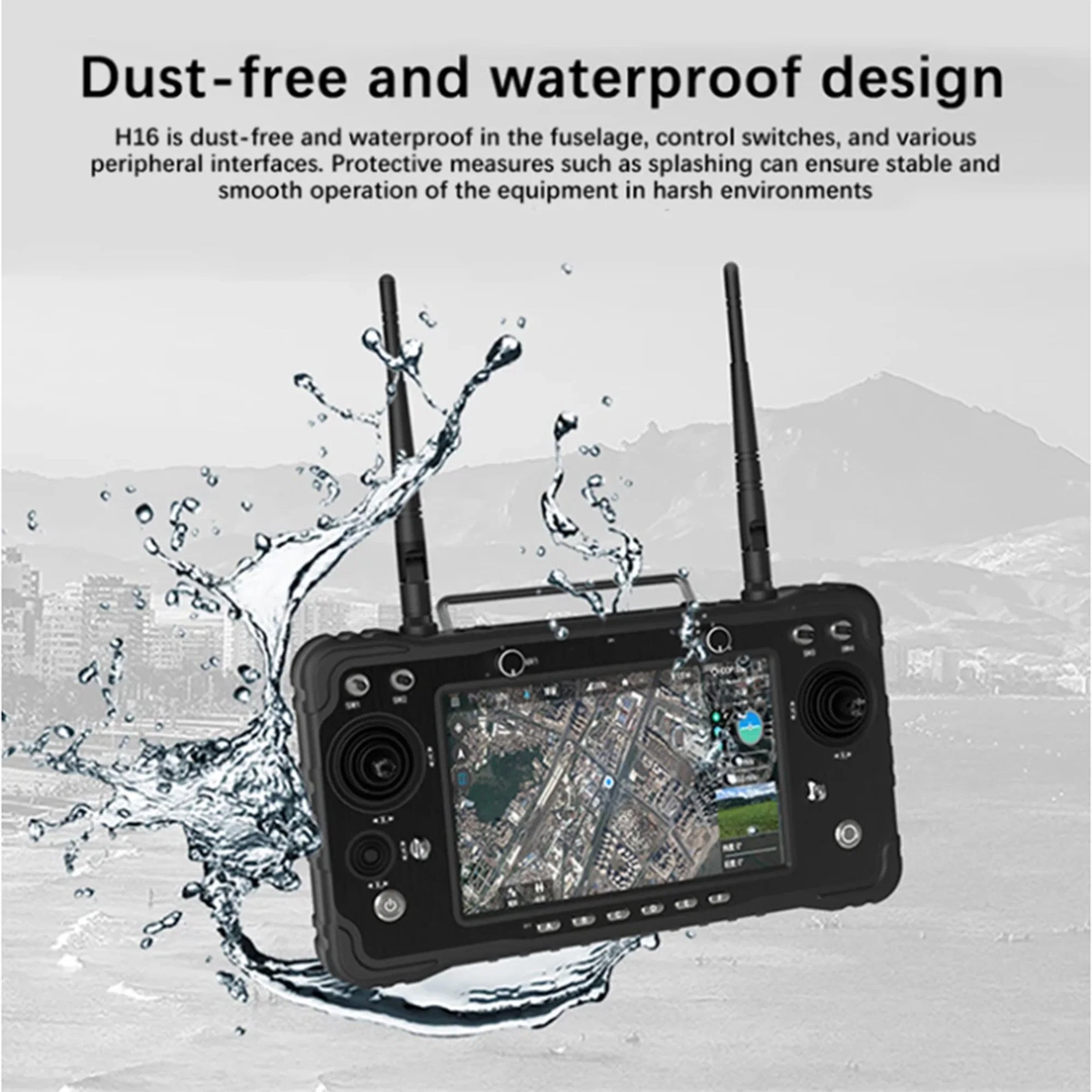 Ground Control Station Manufacturer Skydroid H16 Rx 2.4GHz 16CH 1080P Video Data Transmission Receiver Drone Remote Control Ground Station for Industrial Uav