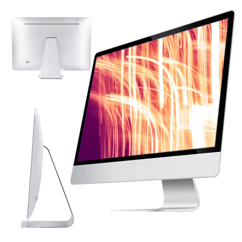 Vente directe en usine bon marché FHD 19 pouces 21.5 23.6 23.8 pouces écran LED tout en un PC, I3 I5 I7 ordinateur de bureau de jeu de bureau pour l'école et le bureau