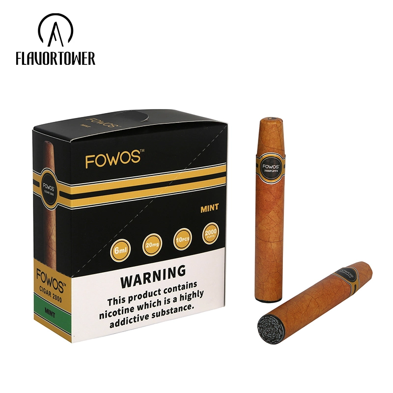 2023 preço preço de fábrica barato OEM/ODM novo estilo 2000 Bar Puff Pé de vape com barra de puff descartável de 5.0 ml