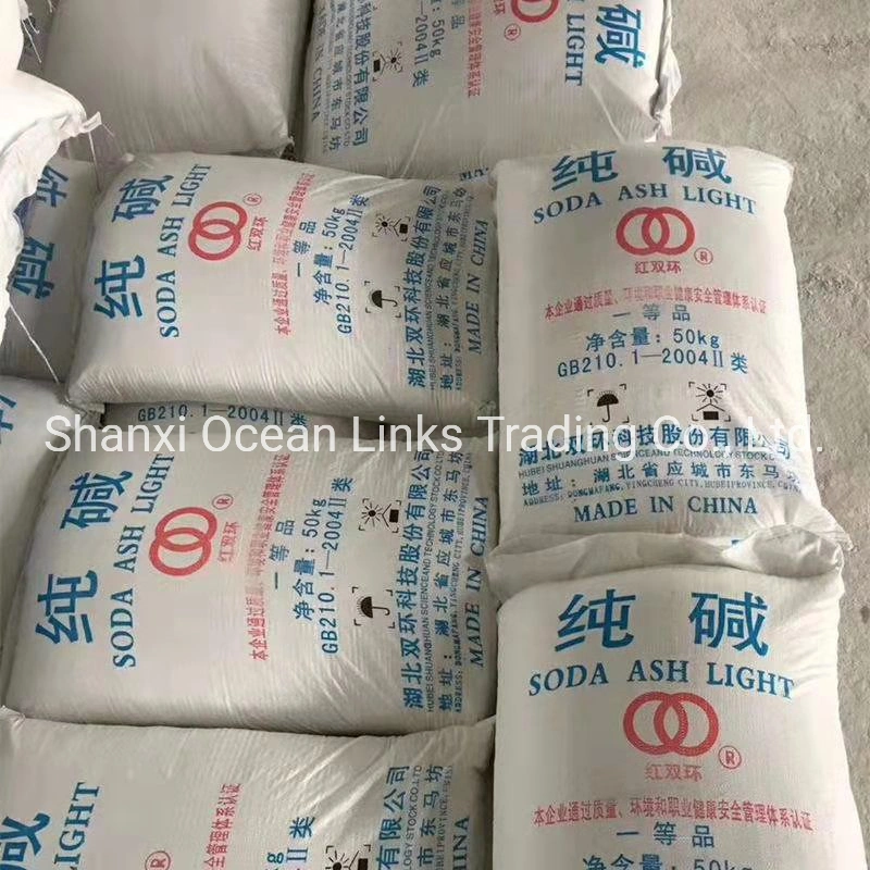 Sodium Carbonate Food/Industry 99.8%, 99.2% Min White Crystal Powder