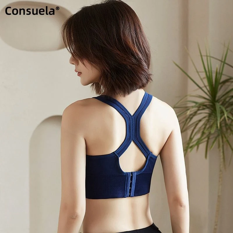 New Sexy Sports Bras for Women Fitness Quick Dry Women's Vests Waistcoats Gym Yoga Crop Top Girls Underwears Training