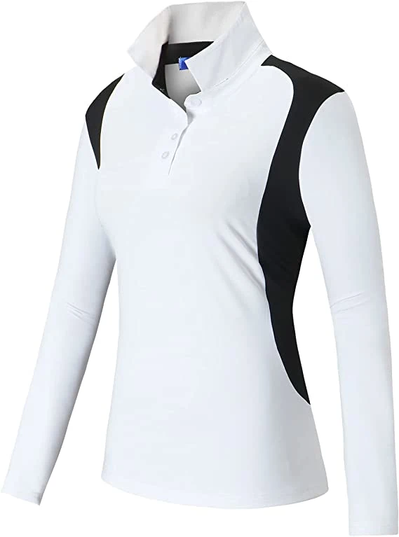 OEM Long Sleeve Sports Polo Shirts for Woman