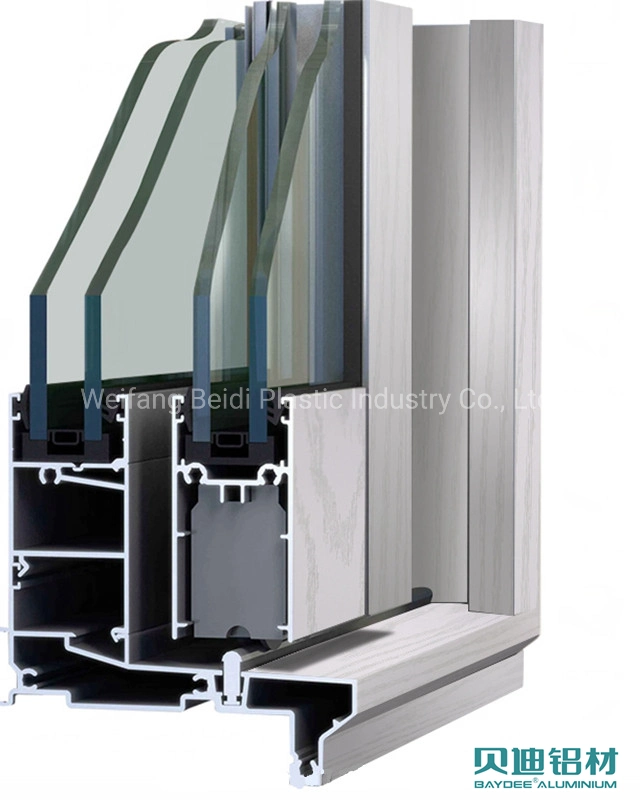 Aluminum Door Fashion Designs R Slim Frame Profile Black Color Narrow Glass Sliding Aluminum Doors Profile