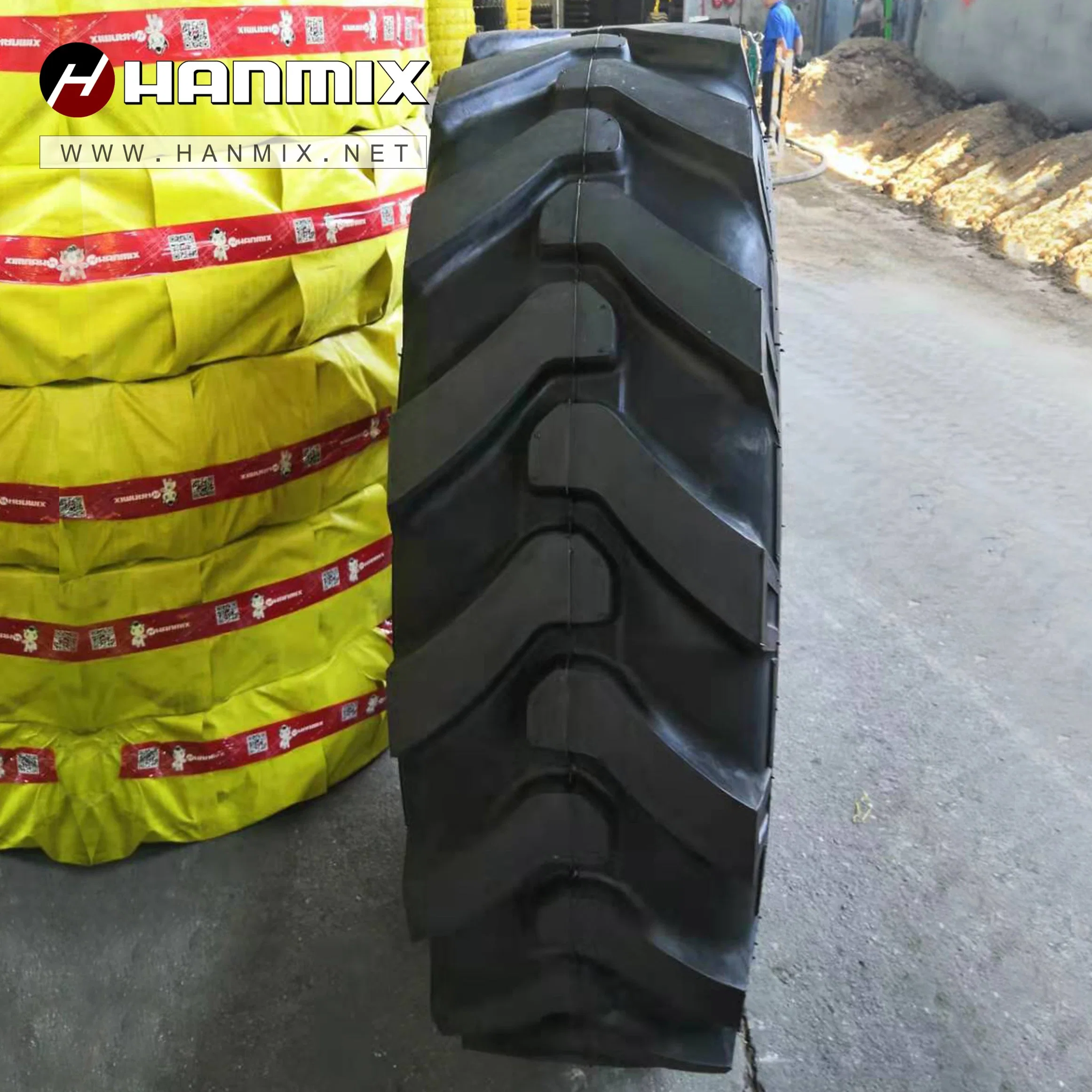 Hanmix off-The-Road Bias Tyre G2 OTR Tyres Loader Tyre Skid Steer Scraper Motor Grader Tires 13.00-24 14.00-24 15.5-25