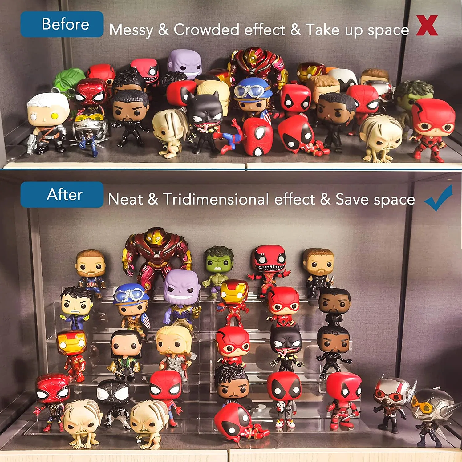 قاعدة شاشة Funko Pop Acrylic الصينية لإمداد المصنع