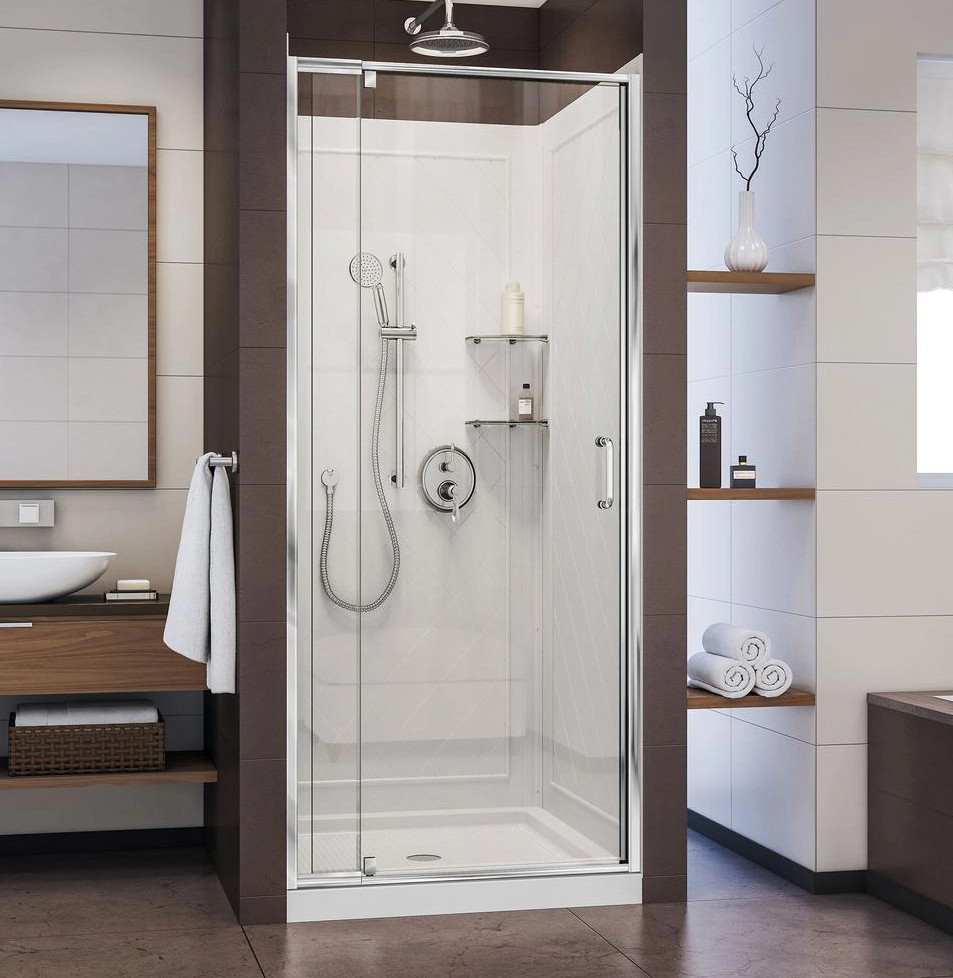 Modern Frameless Glass Shower Enclosure with 8/10mm Tempered Glass From Foshan Factory