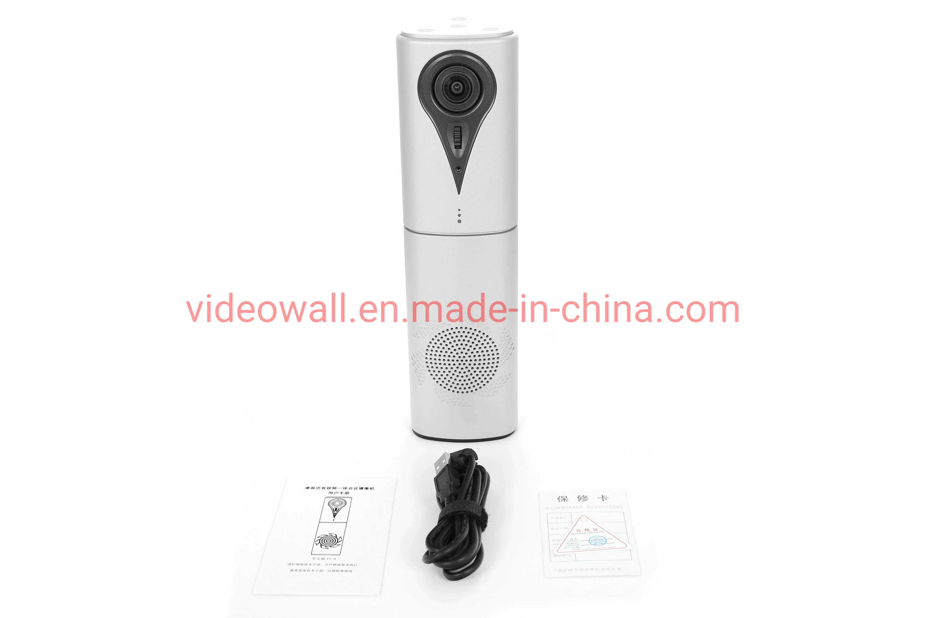 portable all in one microphone conference camera Compatible with WebRTC Conferencing applications USB video conference camera