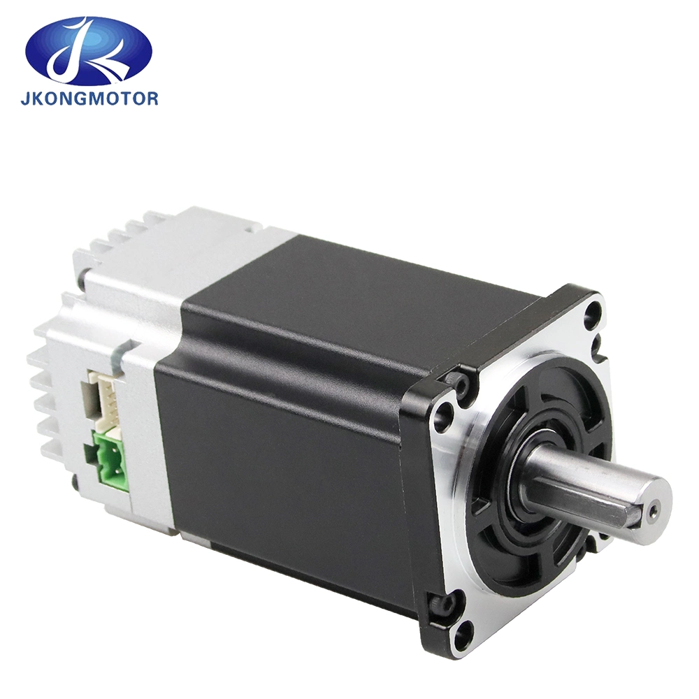 RS485 Canopen 100W à 400W Moteur servo basse tension intégré CC 60mm Moteur servo Agv avec kit de pilote.