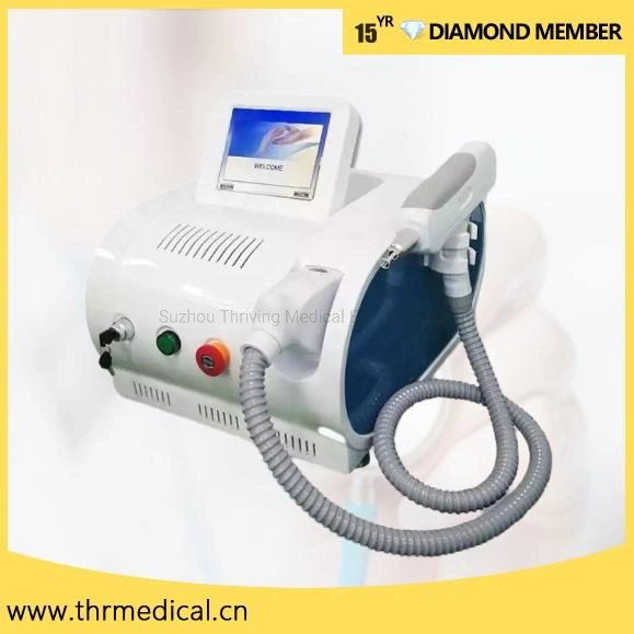 Laser portátil Máquina Laser de diodo de remoção de pêlos ND YAG Laser tatuagem Remoção de equipamentos de beleza Salão para usar