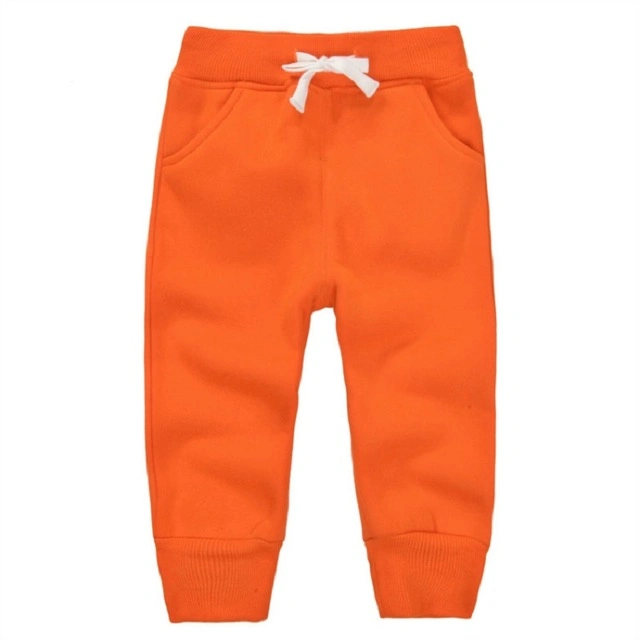 Winter Warm Velvet Sweatpants Babies Boys Girls Casual Sport Pants Jogging Kids Children Trousers