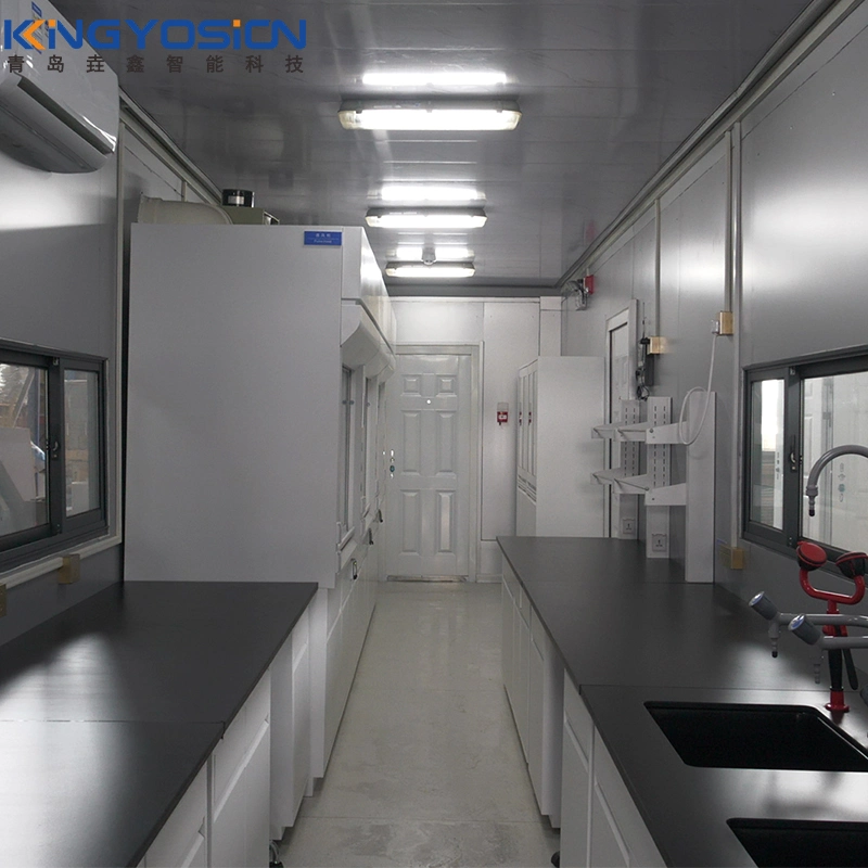 Fully Self-Contained Transportable Container Laboratory for Chemical Analysis