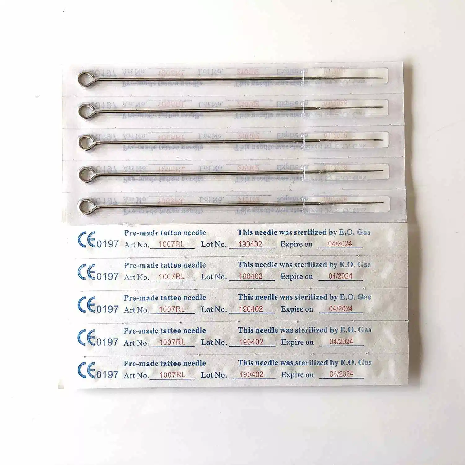 Professional Manufacturer 1007rl Disposable Sterile Pre-Made Tattoo Needle