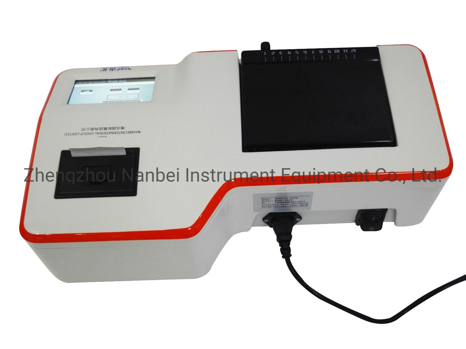 Microcomputer Control Intelligent Aflatoxin Meter with Ce