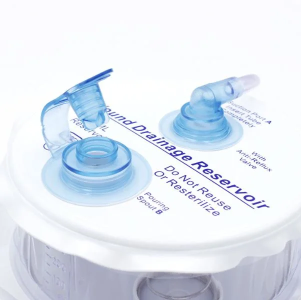 100% Medical Grade Silicone Closed Wound Drainage Tube System