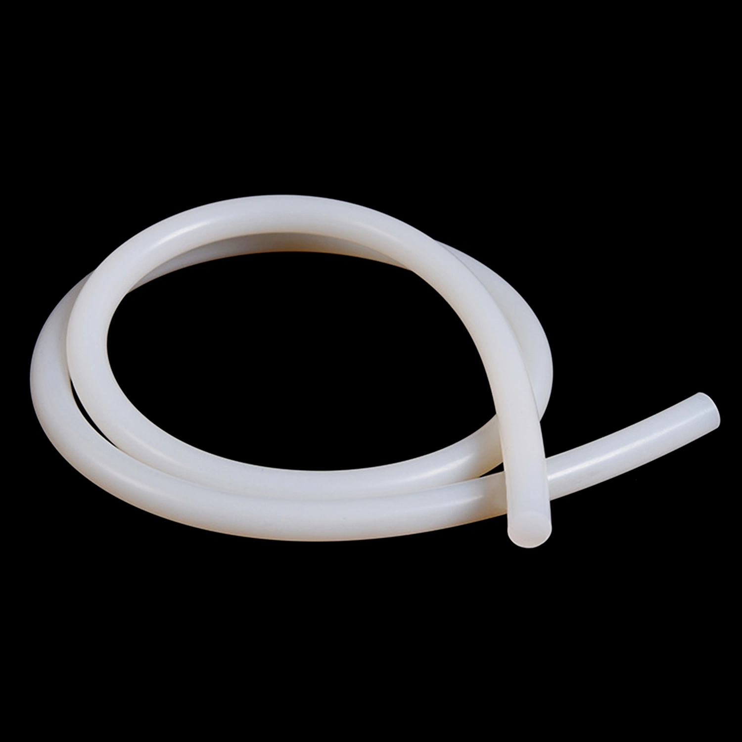 White Solid Silicone Tube High Temperature Resistant Round Silicone Rubber Strip