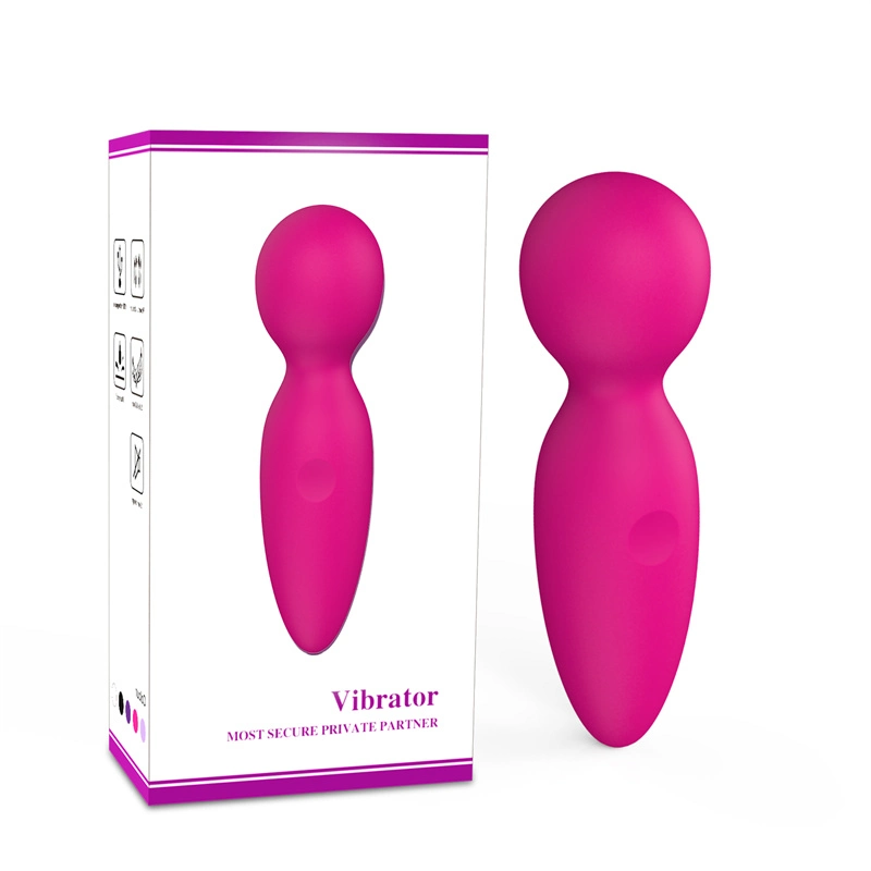 10 de la vibración del cuerpo femenino Clitoral Wand Masajeador