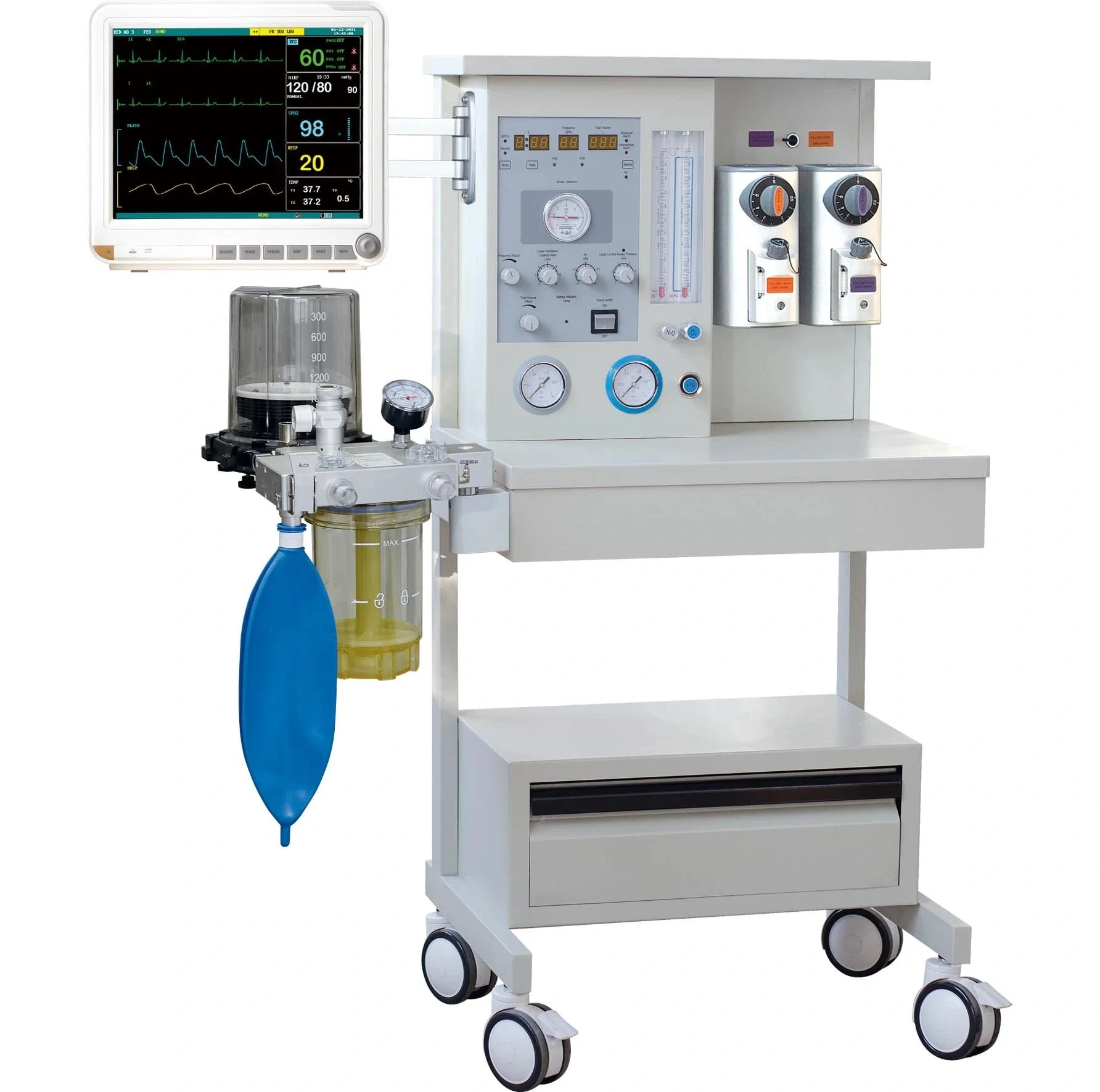 Jinling01adv. Anesthesia Machine Clinic Use Surgical Gas Anesthesia Ventilator