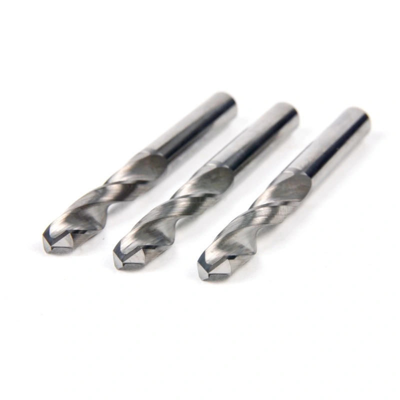 CNC Metal Milling Drill Solid 2 Flutes Uncoated Tungsten Carbide Step Drills