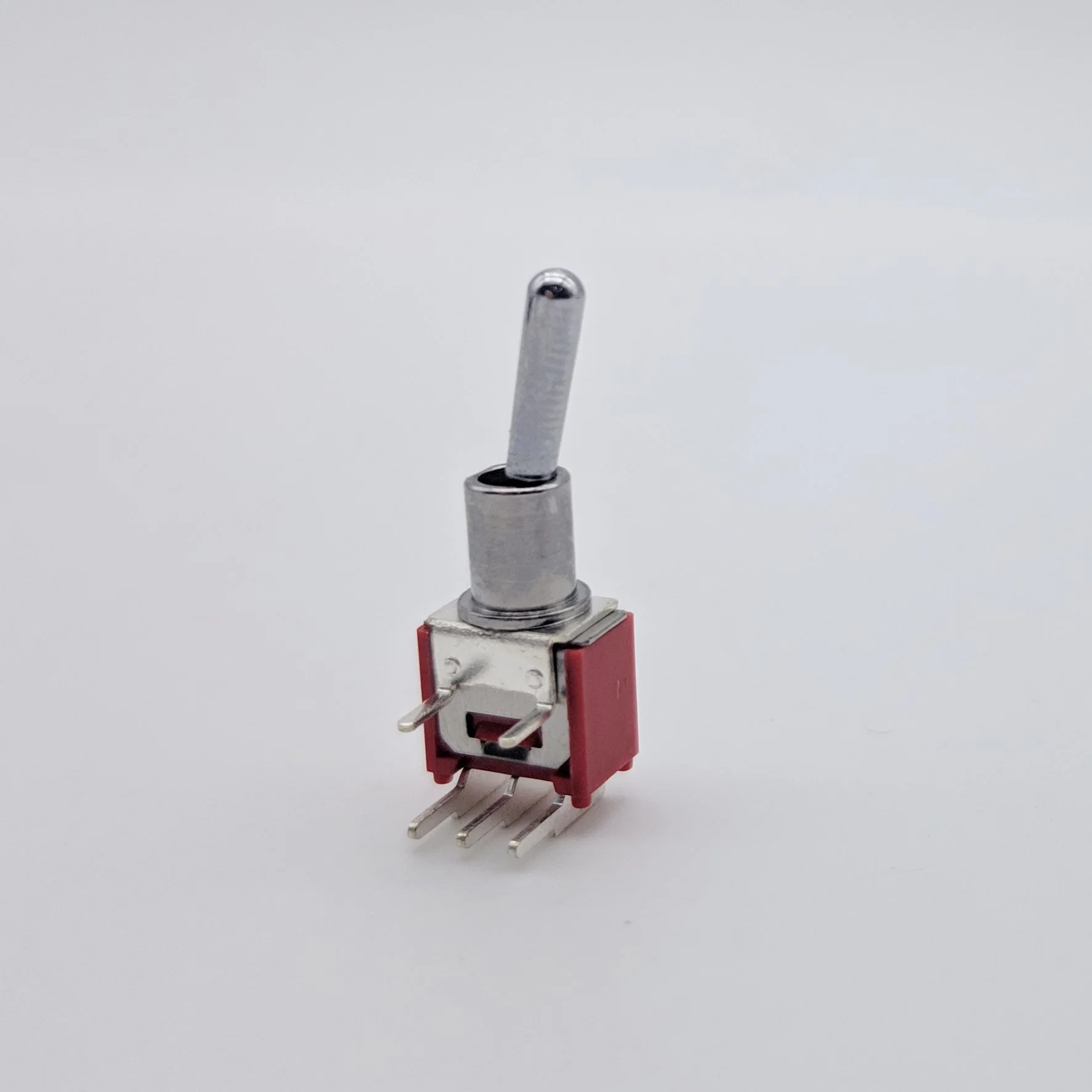 Factory Supply 2 Way on on Horizontal Actuatation Right Angel PC Terminal Sub-Miniature Toggle Switch