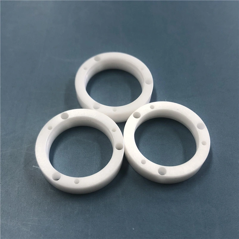 High Hardness Finish Processing Zirconia Ceramic Ring Wear-Resistant Insulation Ceramic Parts Sealing Gasket Support to Map Customization