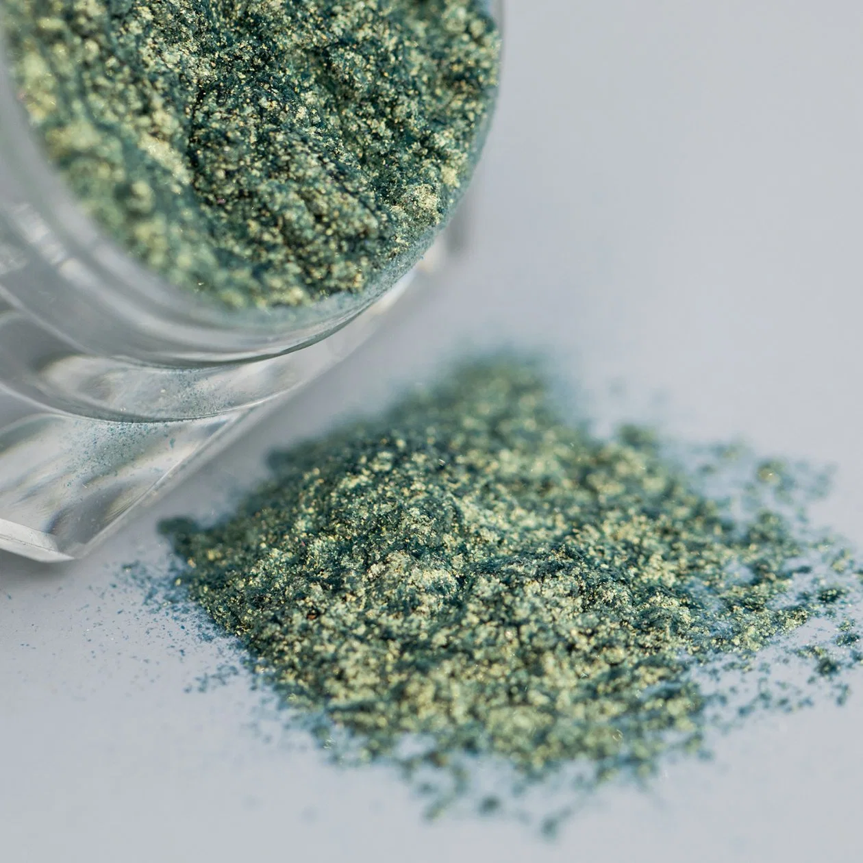 Les pigments perlés Diamond Luster Pigment d'effet d675g flocon en verre vert solide plastiques, de l'impression et application du revêtement