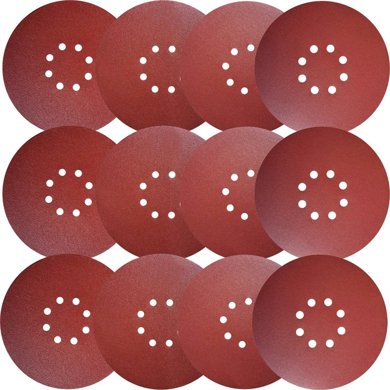 Quick Change Diameter 9inch 225mm Sanding Aluminum Oxide Paper Disc for Sanding Wood Rubber