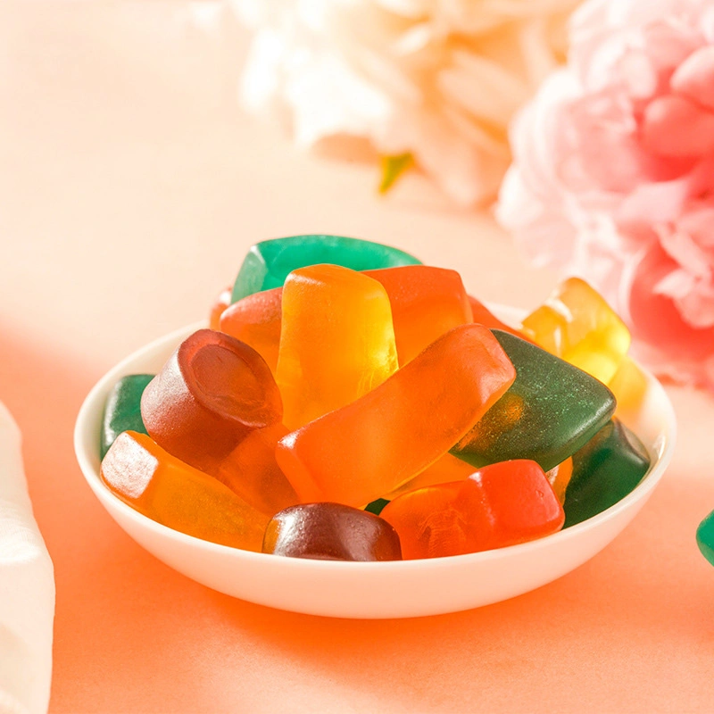 Mixed Flavor Heart Shaped Sandwich Gummy Candy