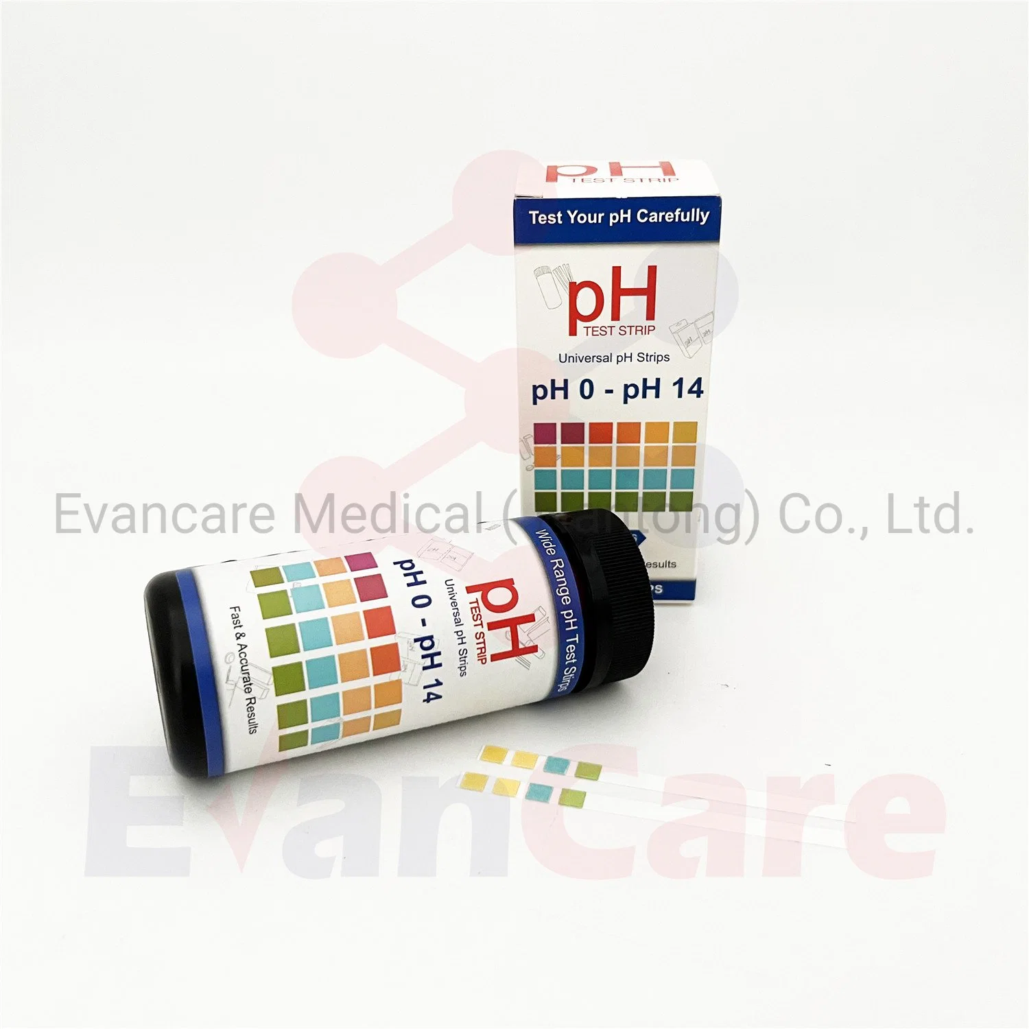 Papier de test de pH pour bandelettes de test de nitrite cétone de réactif de laboratoire médical Evancare Paramètres du testeur analyse d'urine bandelettes de réactif