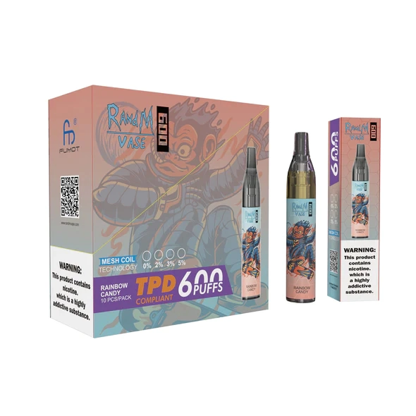 Vente en gros 2ml liquide Royaume-Uni eu Hot Selling Disposable Vape Randm Singe King 600 puffs Vape jetable