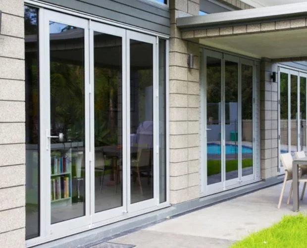 Guangdong Fireproof Slide Door Patio Exterior Shop Panoramic Aluminium Sliding Door