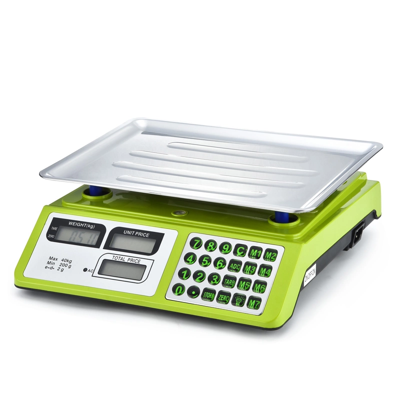 Digital Weight Scale 60kg Meat Food Fruit Produce Price Electrical Computing Counting Scale