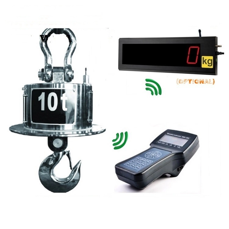 Digital Wireless Hanging Weight Crane Scale 20ton with LCD Display