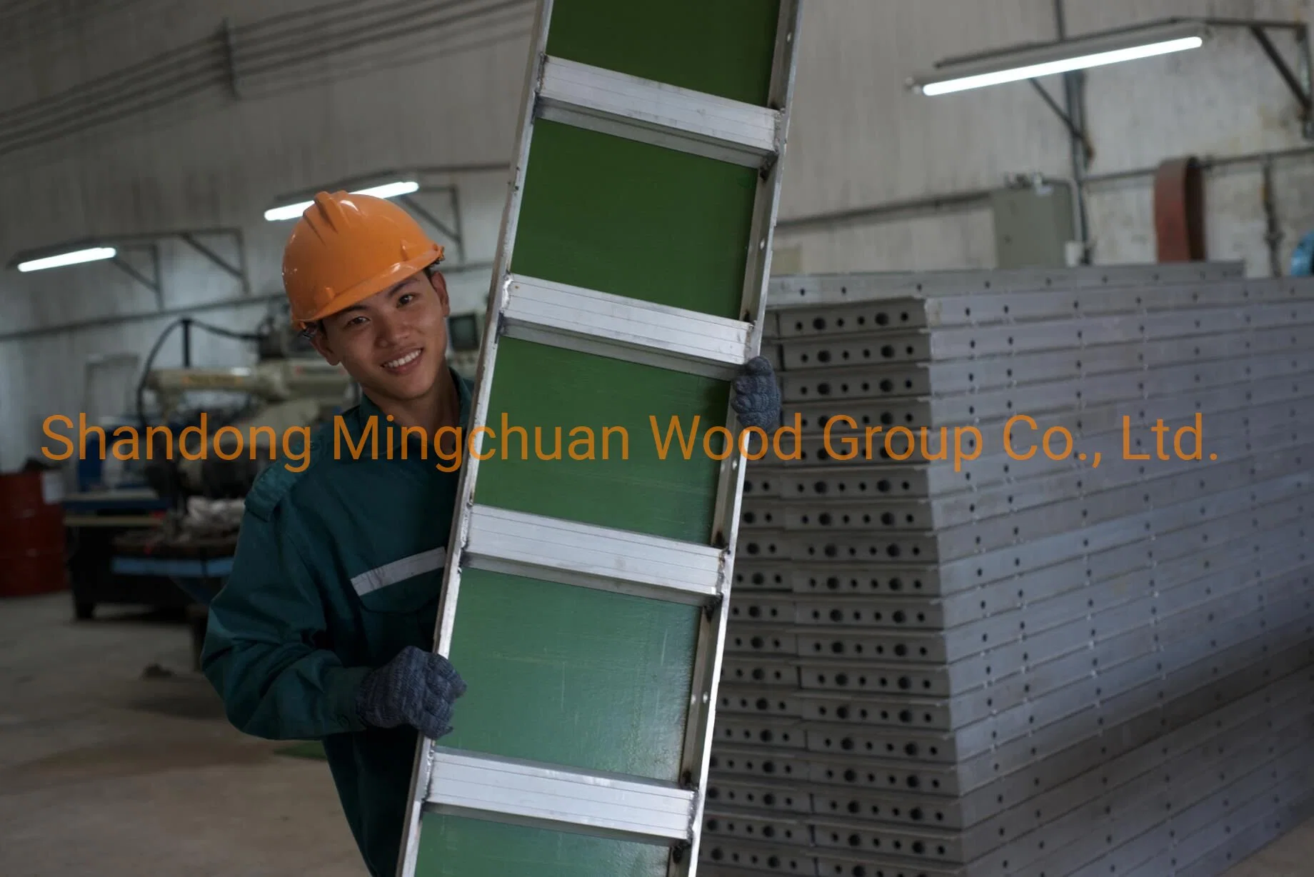 PVC Plywood Green PP Plastic Film Faced Plywood Formwork Construction Plywood