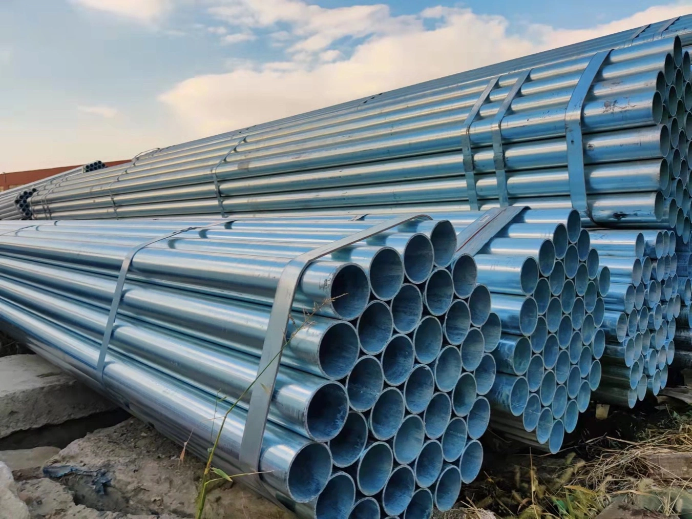 Od 15mm 1.5 Inch 4 Inch Zinc Coating Seamless Galvanized Steel Tubing Pipe