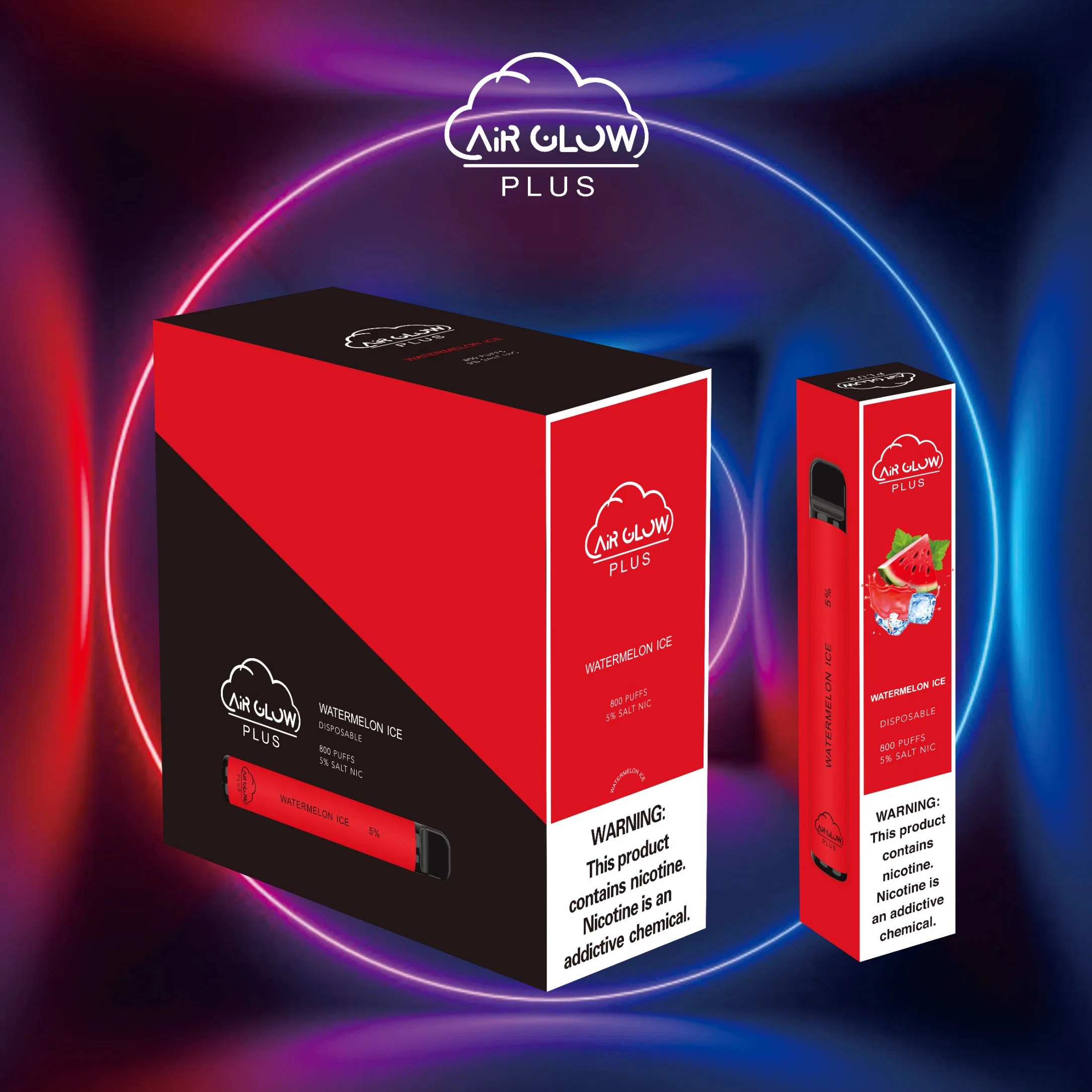 2021 Jetzt Design Puff Bar Air Glow Plus 800 Puffs 3ml E Flüssig 5% Nikotin Einweg Vape Pen Großhandel/Lieferant elektronisch Rauchen Von Zigaretten