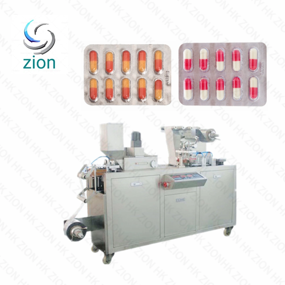 Alu-Plastic and Pill Capsule Tablet Blister Packer Packing Machine Auto Medicine Granules Small Blister Packing Packaging Machine Dpp-80