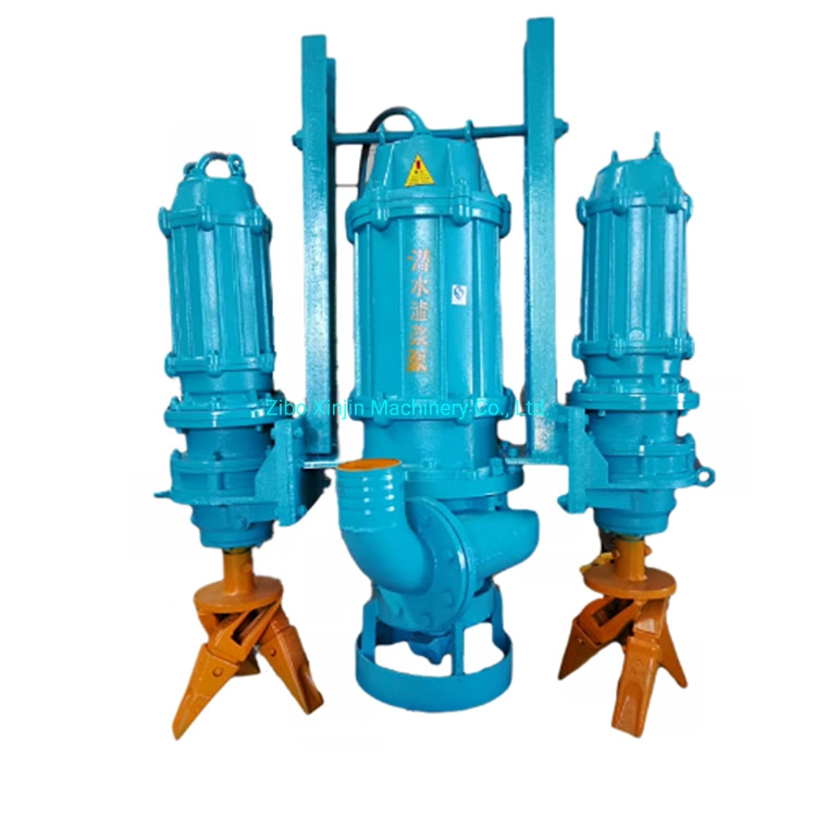 Zjq Double Mixing Submersible Cement Sand Pump Sand Suction River Bottom Dredging Sand Field Sediment Pumping High-Power Submersible Slurry Pump