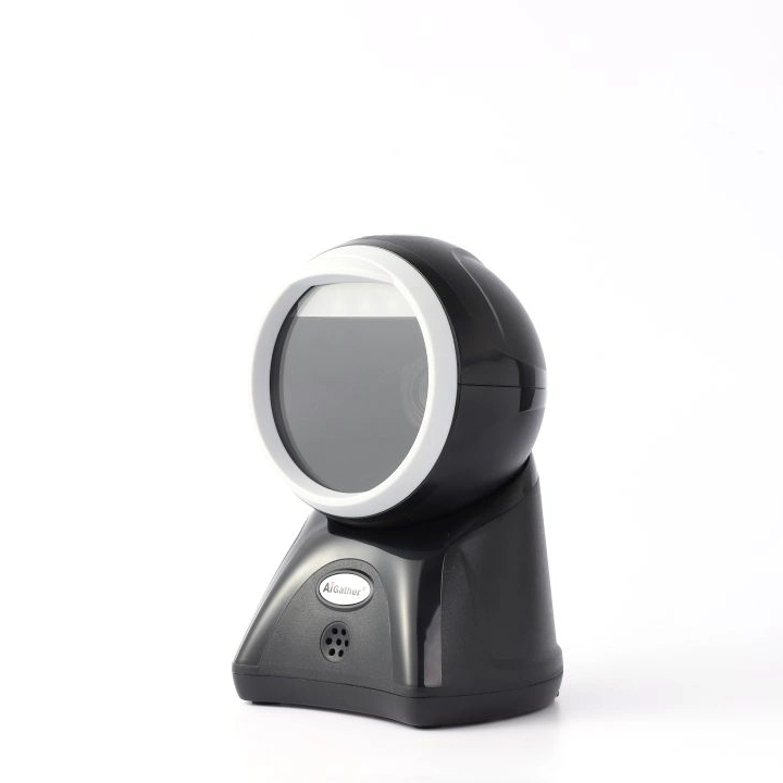 Omnidirektionaler 1D 2D Barcode Scanner Desktop USB Barcode QR Code Scanner QR Code Autoscanner A-80