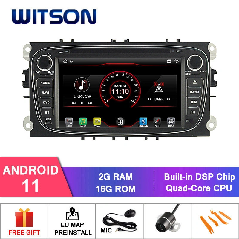 Witson Quad-Core Android 11 Car DVD Player for Toyota Camry Built In16GB Inand Flash