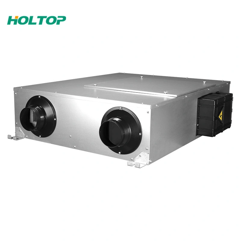 Holtop China Factory Ceiling Suspended Type Erv Hrv Household Heat Recovery Ventilation System