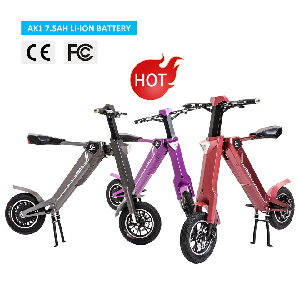 48V 350W Smart Remote Auto-Folding Ebike Bicycle Portable Waterproof Bike Mobility Electric Scooter Electric Bike