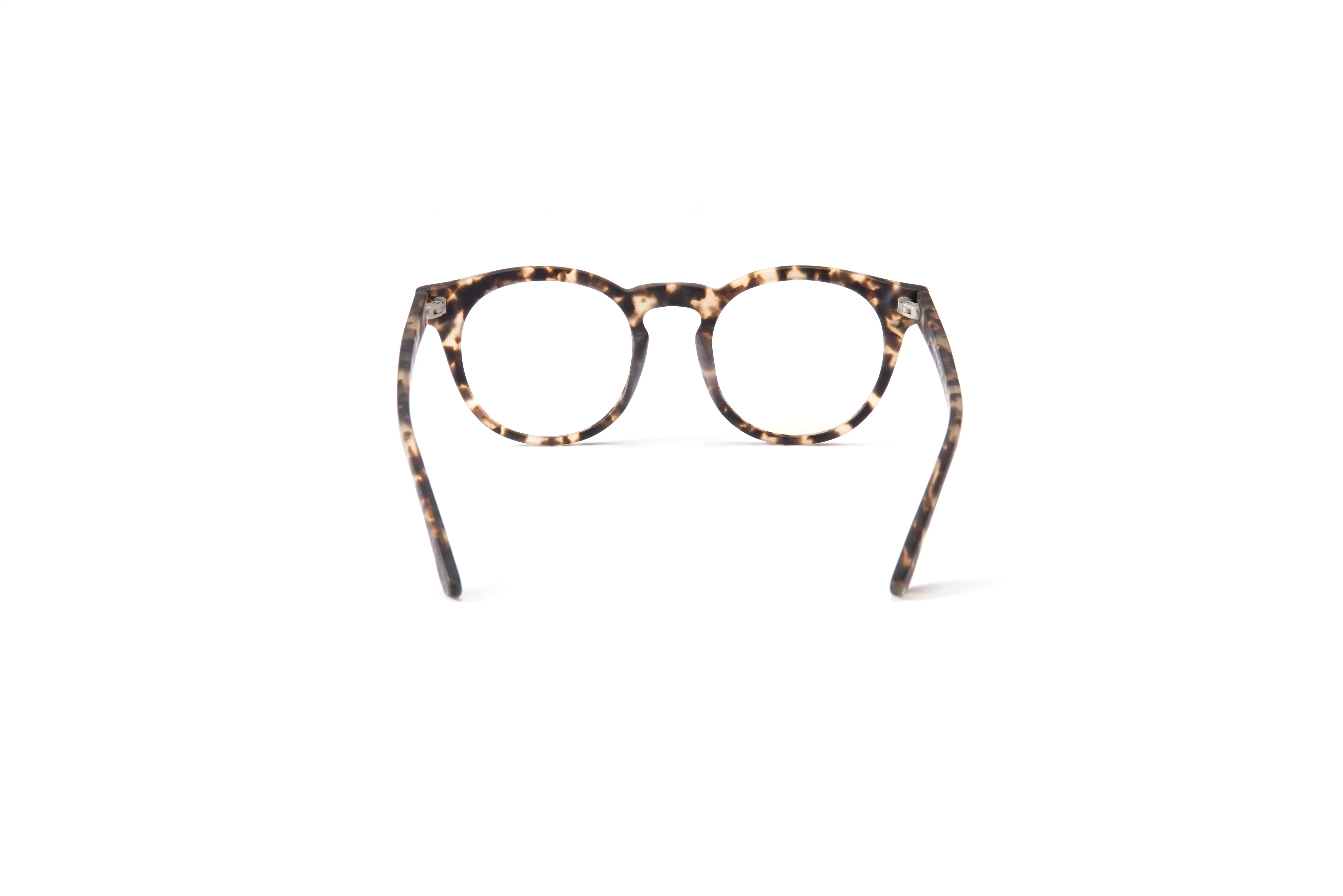 High Quality Fashion Round Frame Silver Nails Plate Optical Glasses