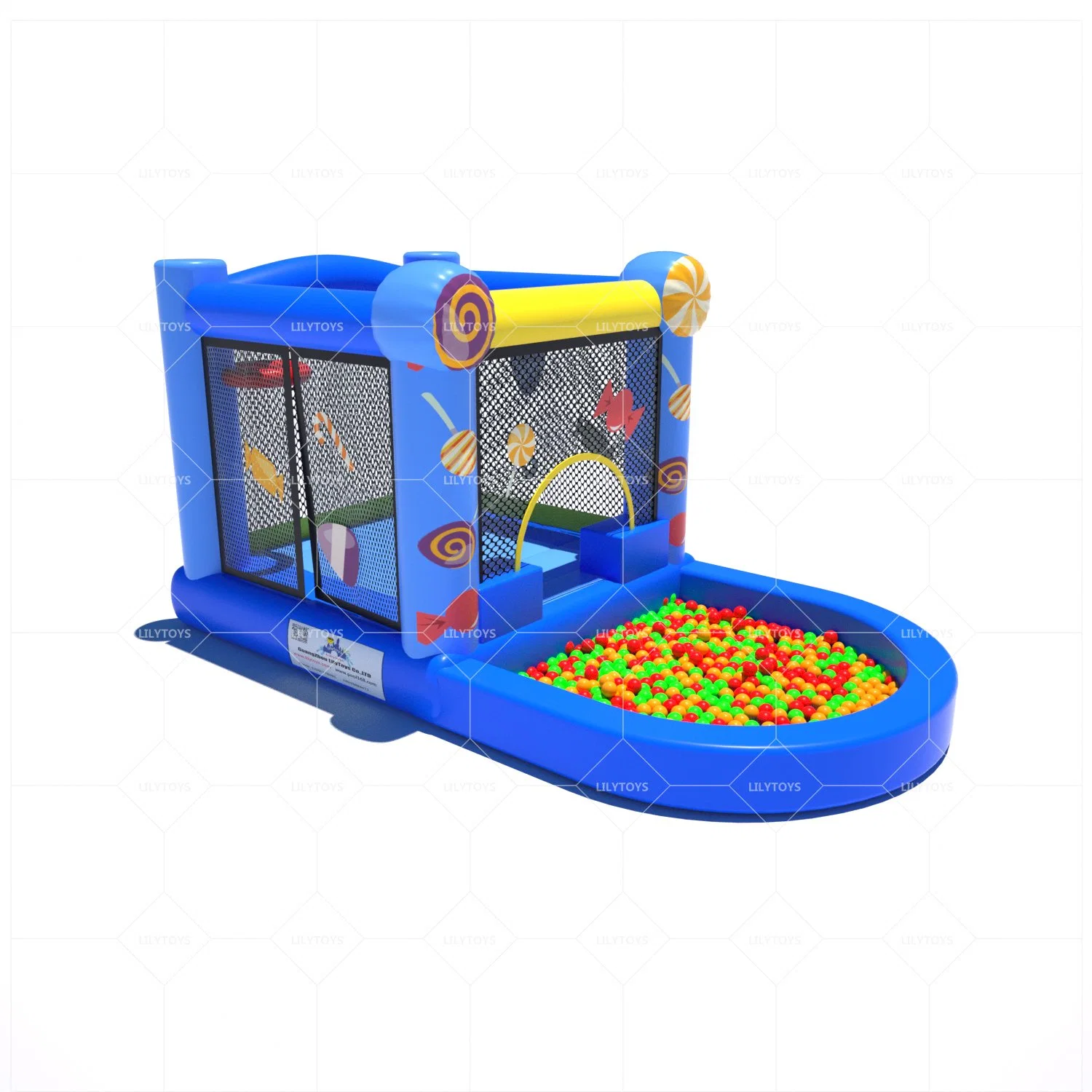 Outdoor Playground Equipment Inflatable Bouncer for Kids Factory