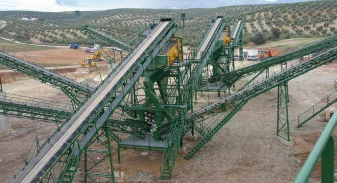 1000tons Capacity Large Stone Fixed Belt Conveyor for Iron Steel Industry