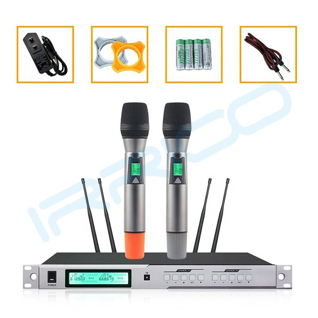 Microphone Wireless High quality/High cost performance  UHF Karaoke Professional Wireless Microphone System