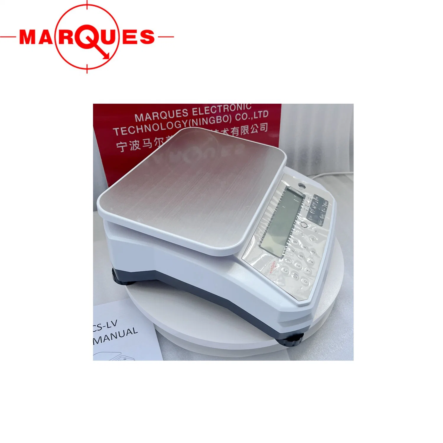 OIML Stainless Steel Large LCD Screen Display Electronic Portable Weighing Scale