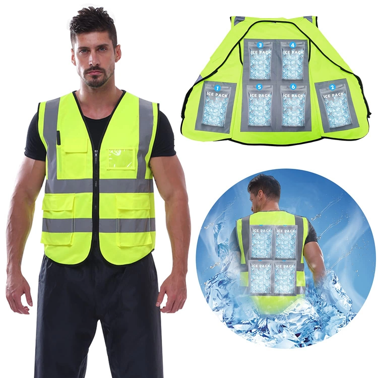 Cooling Safety Vest Reflective High Visibility Vest for Men Women