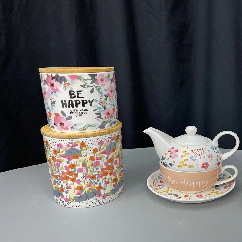 Spring Coffee Set, Tea Cup Set for Office and Home