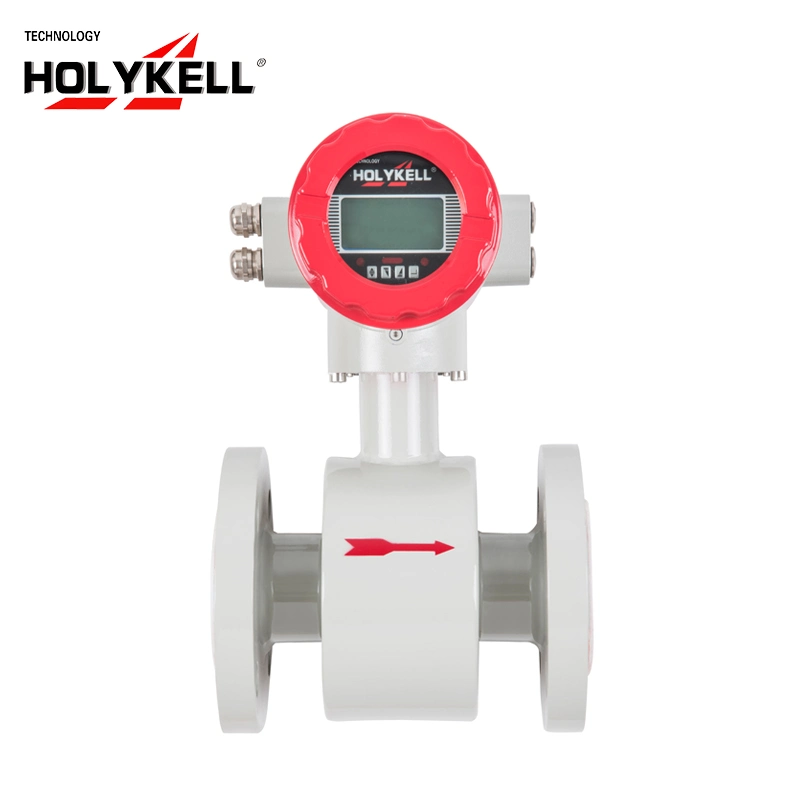 Intelligent Stainless Steel 4-20mA Electromagnetic Oil Liquid Flow Meter