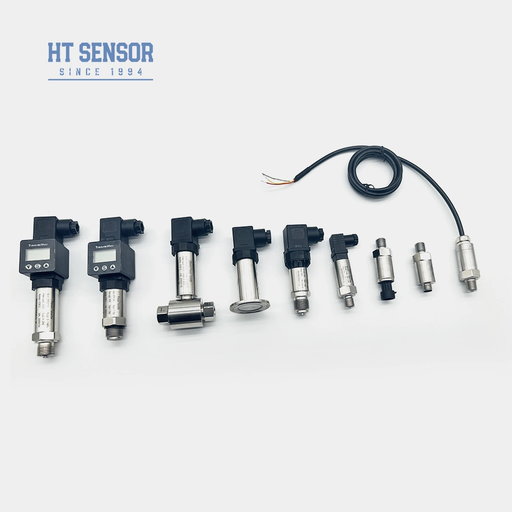 Hengtong 4-20mA Sensor de pressão do silicone transmissor de pressão da água do ar Industrial